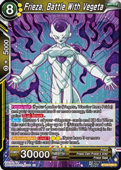 Frieza, Battle With Vegeta