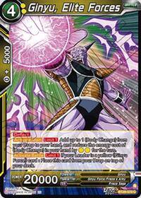 Ginyu, Elite Forces card art