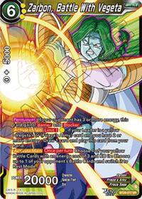 Zarbon, Battle With Vegeta card art