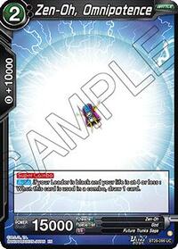 Zen-Oh, Omnipotence card art