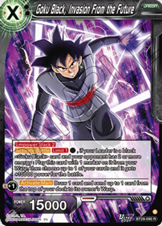 Goku Black, Invasion From the Future - Fearsome Rivals - Dragon