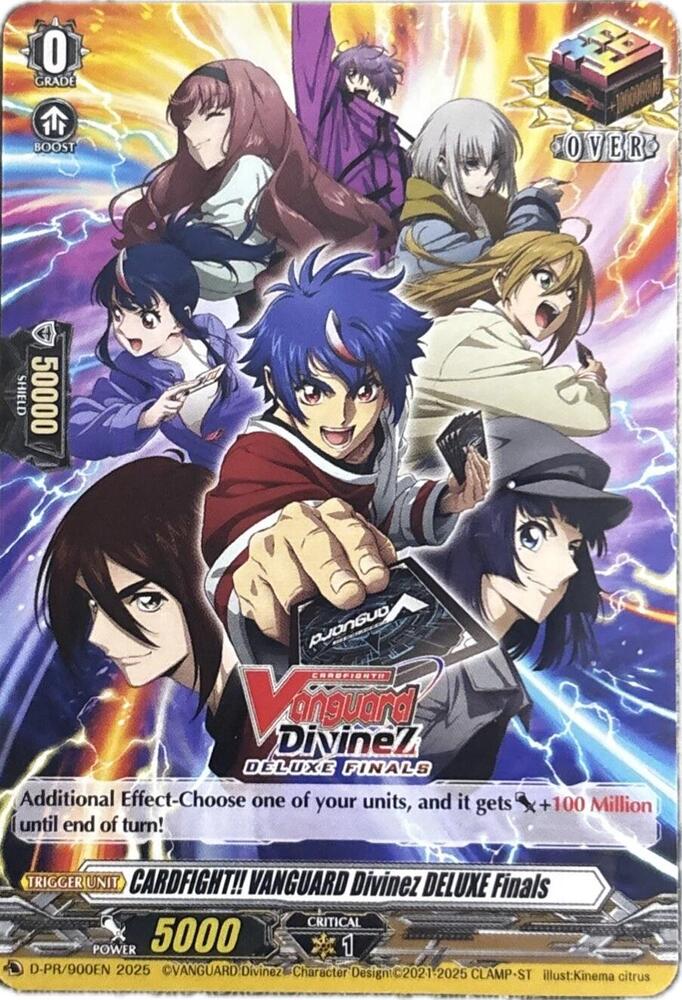 CARDFIGHT!! VANGAURD Divinez DELUXE Finals - D Promo Cards