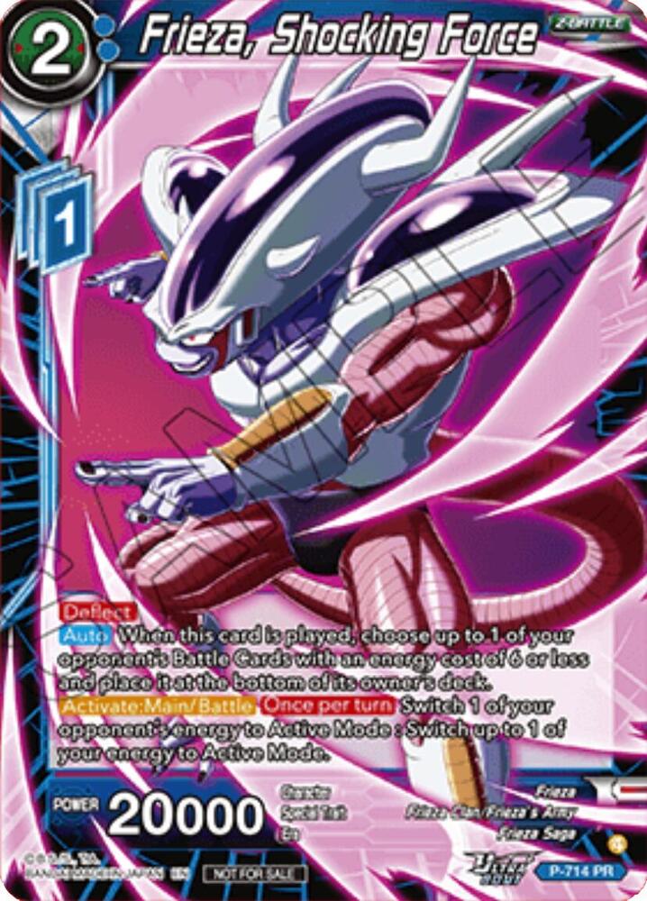 Frieza, Shocking Force - Promotion Cards - Dragon Ball Super