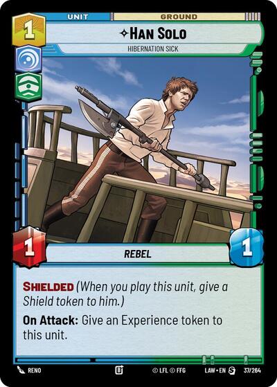 Han Solo - Hibernation Sick card