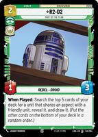 R2-D2 - Part of the Plan - A Lawless Time - Star Wars: Unlimited