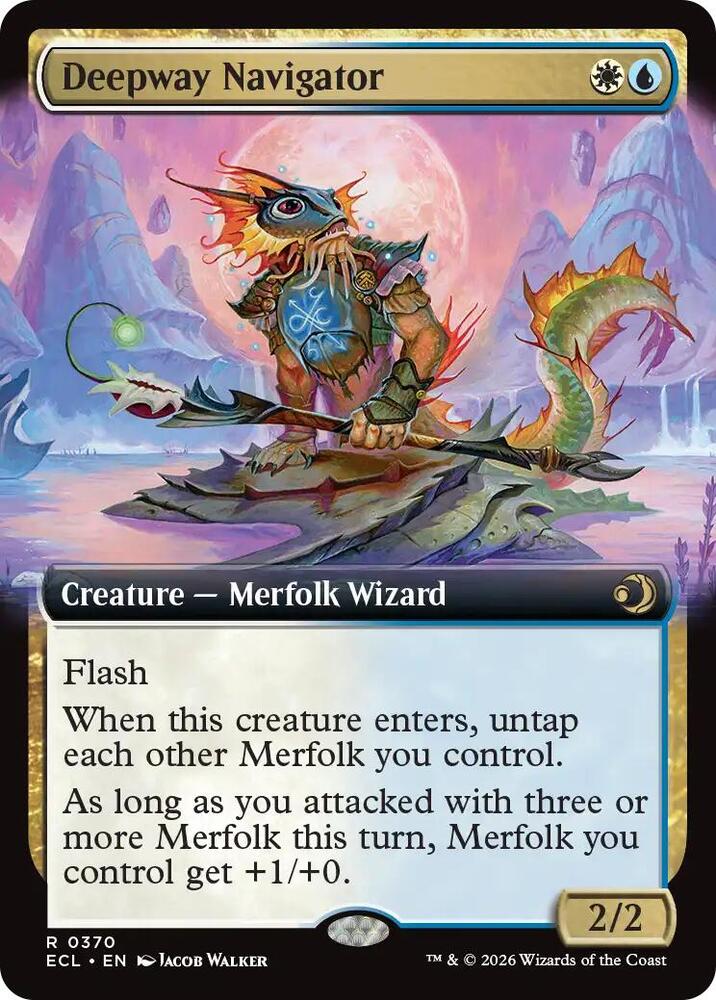 Deepway Navigator (Extended Art) - Lorwyn Eclipsed - Magic: The