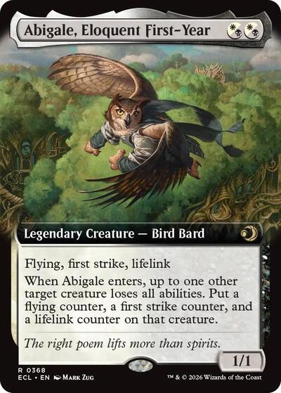 Abigale, Eloquent First-Year (Extended Art)