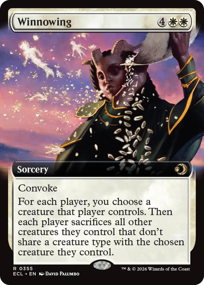 Winnowing (Extended Art) - Lorwyn Eclipsed - Magic: The Gathering