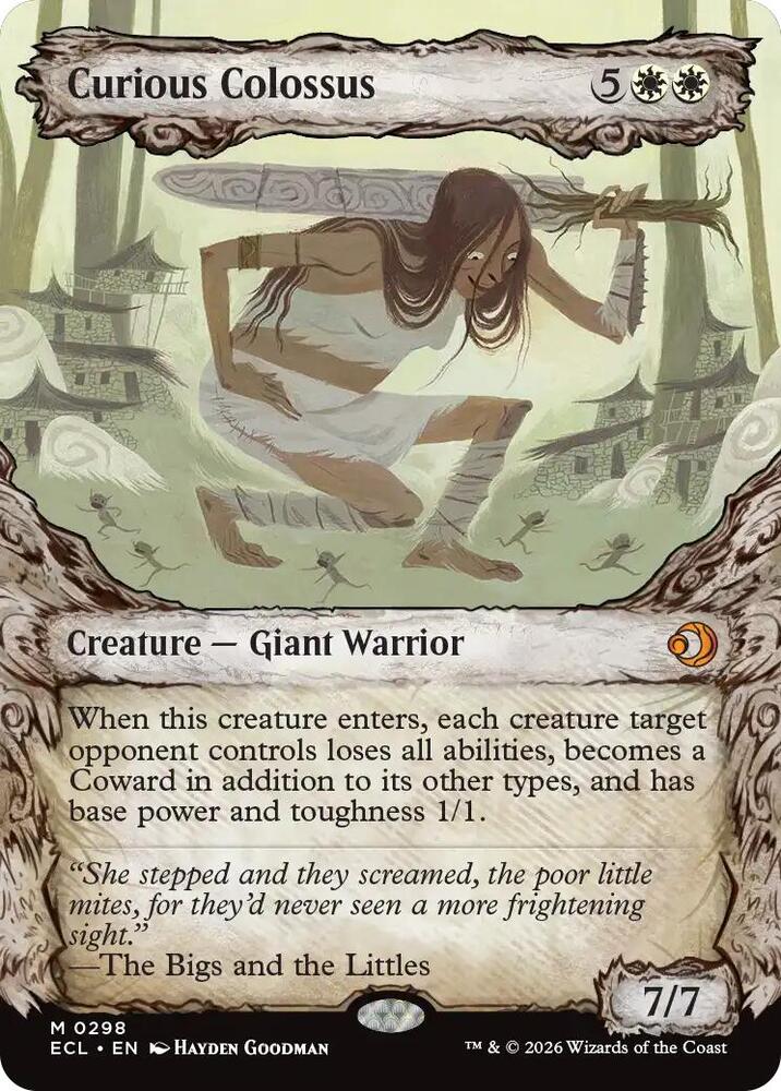 Curious Colossus (Showcase) - Lorwyn Eclipsed - Magic: The