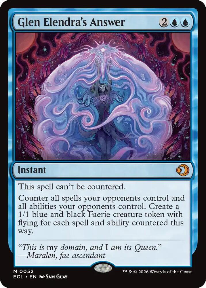 Glen Elendra's Answer - Lorwyn Eclipsed - Magic: The Gathering -  TCGplayer.com
