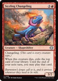 Sizzling Changeling - Lorwyn Eclipsed - Magic: The Gathering card
