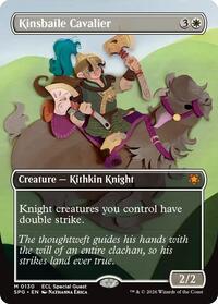 Kinsbaile Cavalier (Borderless) - Special Guests - Magic: The Gathering card