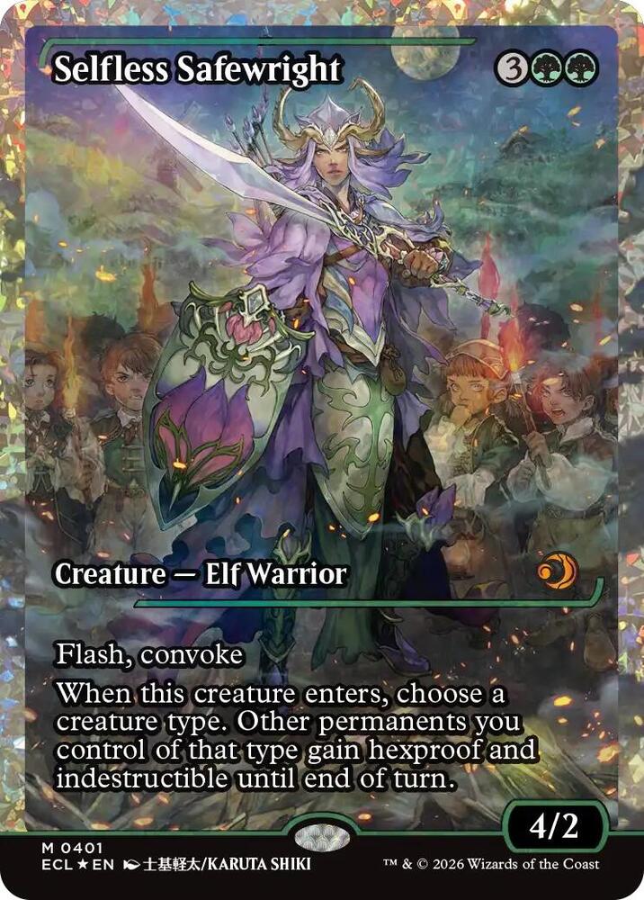 Selfless Safewright (Showcase) (Fracture Foil) - Lorwyn Eclipsed