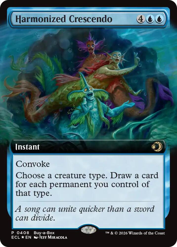 Harmonized Crescendo (Extended Art) - Buy-A-Box Promos - Magic