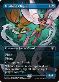 Mistbind Clique (Borderless) - Special Guests - Magic: The Gathering card