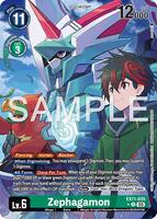 デジモン　カード　パートナー　アマダ　P1 P3 P4 P5 P6 P8 Zephagamon (Alternate Art) - Dawn of Liberator - Digimon Card Game