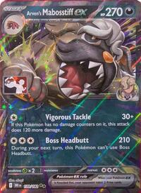 Arven's Mabosstiff ex #139/182 from Prize Pack Series Cards Pokemon card image