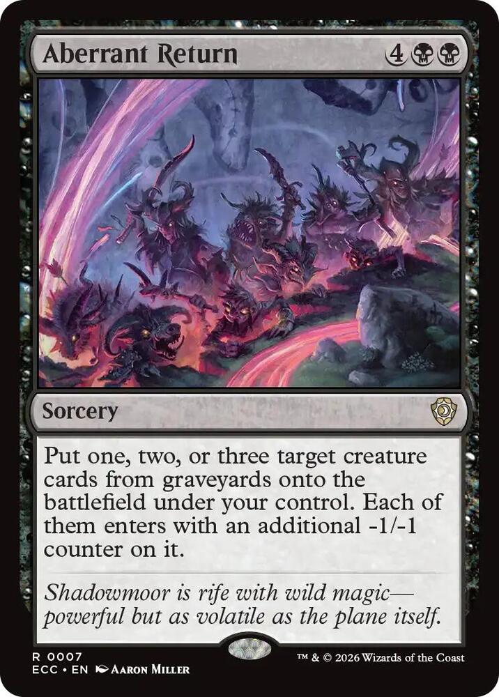 Aberrant Return - Commander: Lorwyn Eclipsed (ECC) - Lorwyn Eclipsed (LCE)