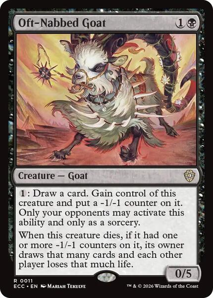 Oft-Nabbed Goat - Commander: Lorwyn Eclipsed - magic