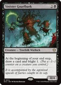 Sinister Gnarlbark - Commander: Lorwyn Eclipsed - Magic: The Gathering card