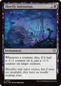 Blowfly Infestation - Commander: Lorwyn Eclipsed - Magic: The Gathering card