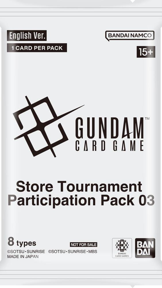 Store Tournament Participation Pack 03 - Gundam Promotional Cards