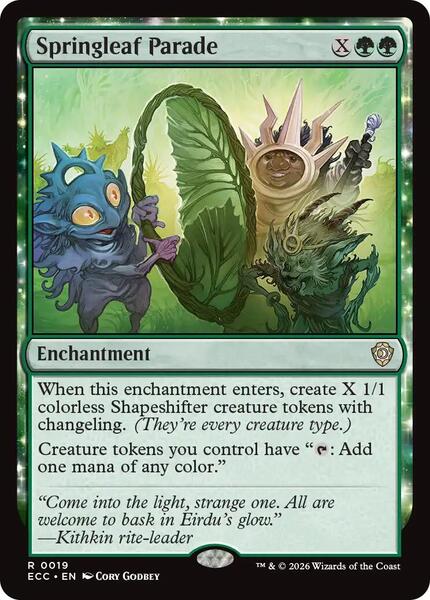 Springleaf Parade - Commander: Lorwyn Eclipsed - Magic: The