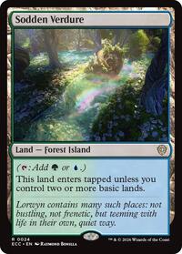 Sodden Verdure - Commander: Lorwyn Eclipsed - Magic: The Gathering card