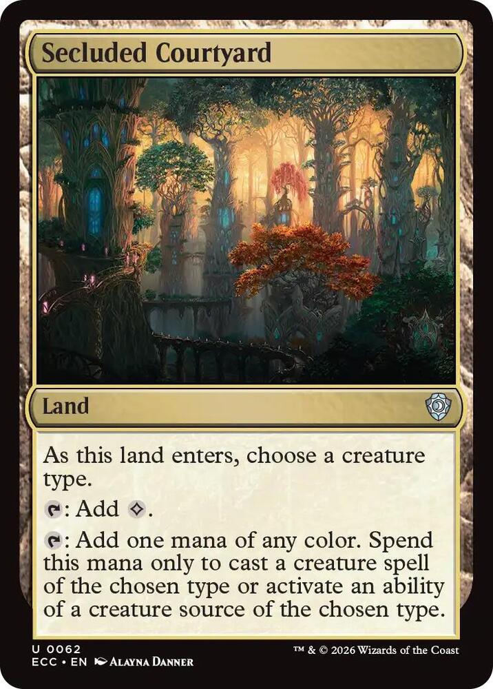 Secluded Courtyard - Commander: Lorwyn Eclipsed - Magic: The