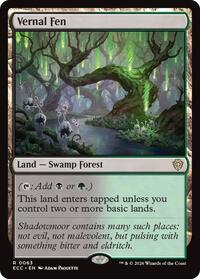 Vernal Fen - Commander: Lorwyn Eclipsed - Magic: The Gathering card