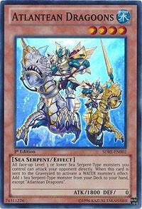 海皇の竜騎隊 Atlantean Dragoons レリーフAP02 EN001 Atlantean Dragoons - Structure Deck: Realm of the Sea Emperor