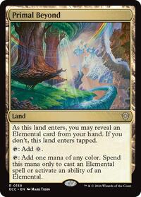 Primal Beyond - Commander: Lorwyn Eclipsed - Magic: The Gathering card