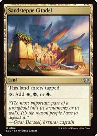 Sandsteppe Citadel - Commander: Lorwyn Eclipsed - Magic: The Gathering card