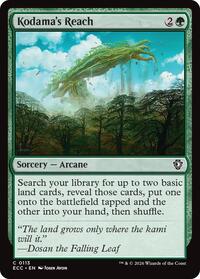 Kodama's Reach - Commander: Lorwyn Eclipsed - Magic: The Gathering card