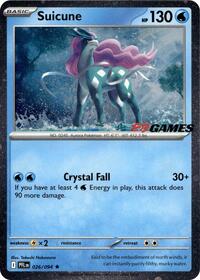 Suicune (EB Games Exclusive) #026/094 from Miscellaneous Cards & Products Pokemon card image
