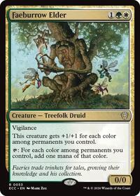 Faeburrow Elder (Commander: Lorwyn Eclipsed)
