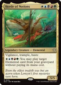 Horde of Notions - Commander: Lorwyn Eclipsed - Magic: The Gathering card