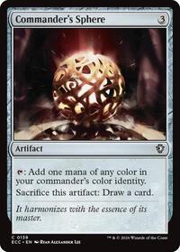 Commander's Sphere - Commander: Lorwyn Eclipsed - Magic: The Gathering card