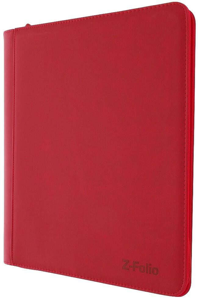 Z-Folio 9-Pocket LX Album - Toploaders - Red - BCW Storage Albums