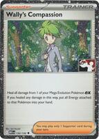 Wally's Compassion [Prize Pack Cosmo Holo] #132 from Pokemon Mega Evolution set