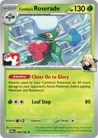 Cynthia's Roserade [Prize Pack] #8 from Pokemon Destined Rivals set