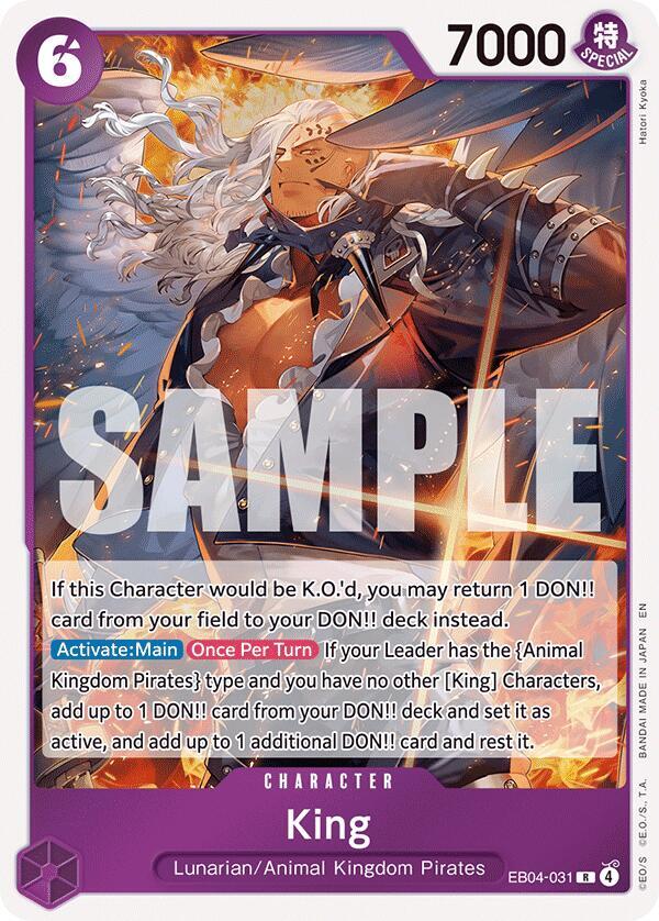 King - The Azure Sea's Seven - One Piece Card Game - TCGplayer.com