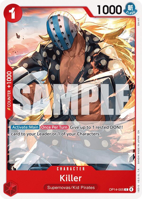 Killer - The Azure Sea's Seven - One Piece Card Game - TCGplayer.com