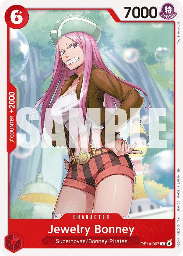 ワンピース カードゲーム 2023 ONE PIECE JEWELRY BONNEY #100 One Piece TCG - Jewelry Bonney (OP13-100) Leader - Carry On His