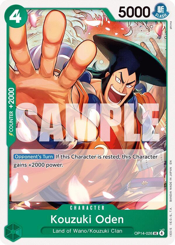Kouzuki Oden - The Azure Sea's Seven - One Piece Card Game