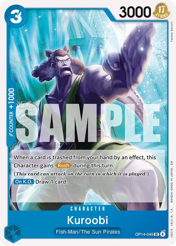 ワンピース カードゲーム Kuroobi 3000 Kuroobi - The Azure Sea's Seven - One Piece Card Game - TCGplayer.com