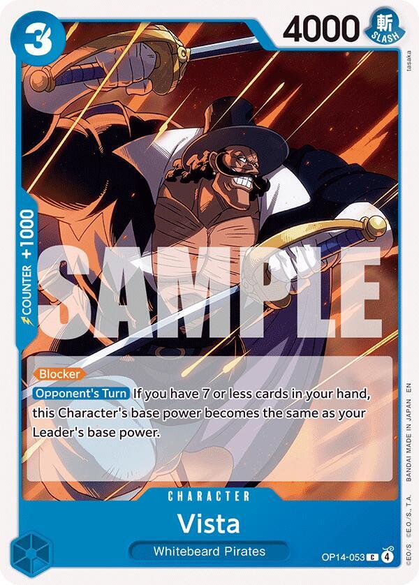 Vista - The Azure Sea's Seven - One Piece Card Game - TCGplayer.com