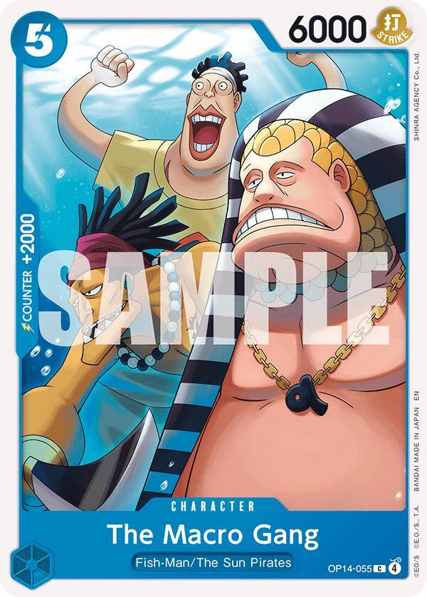 The Macro Gang - The Azure Sea's Seven - One Piece Card Game