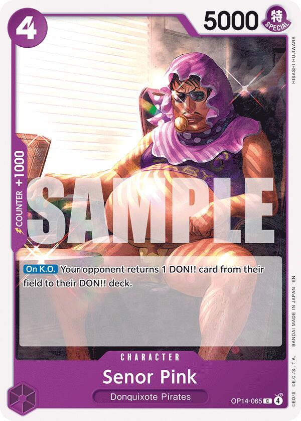 Senor Pink - The Azure Sea's Seven - One Piece Card Game