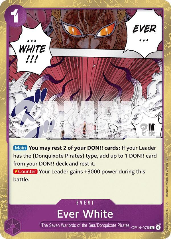 Ever White - The Azure Sea's Seven - One Piece Card Game